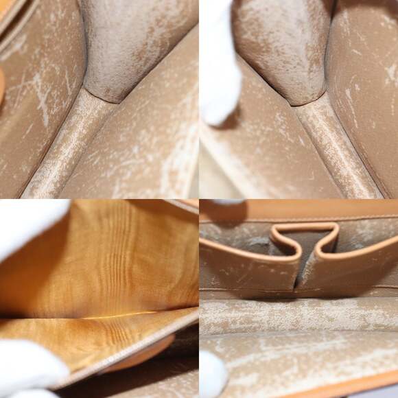 CELINE Macadam Canvas Hand Bag Beige - Picture 12 of 13